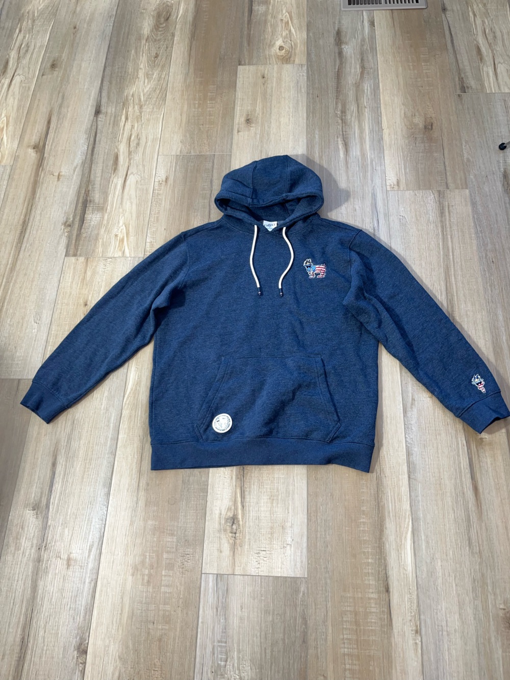 GOAT USA Men’s Freedom Hooded Sweatshirt Size Large